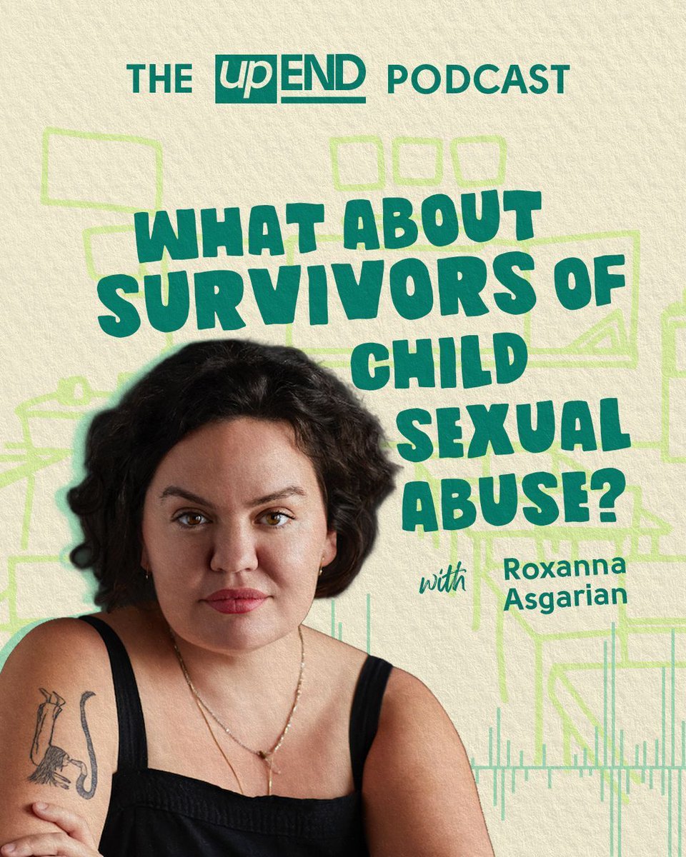 upendmovement's tweet photo. If we abolish the family policing system, how do we respond to child sexual abuse? In this new episode of The upEND Podcast, we talk with journalist and survivor Roxanna Asgarian about the topic no one wants to address. https://t.co/3K9WKDPGde https://t.co/HgdDsJigF1