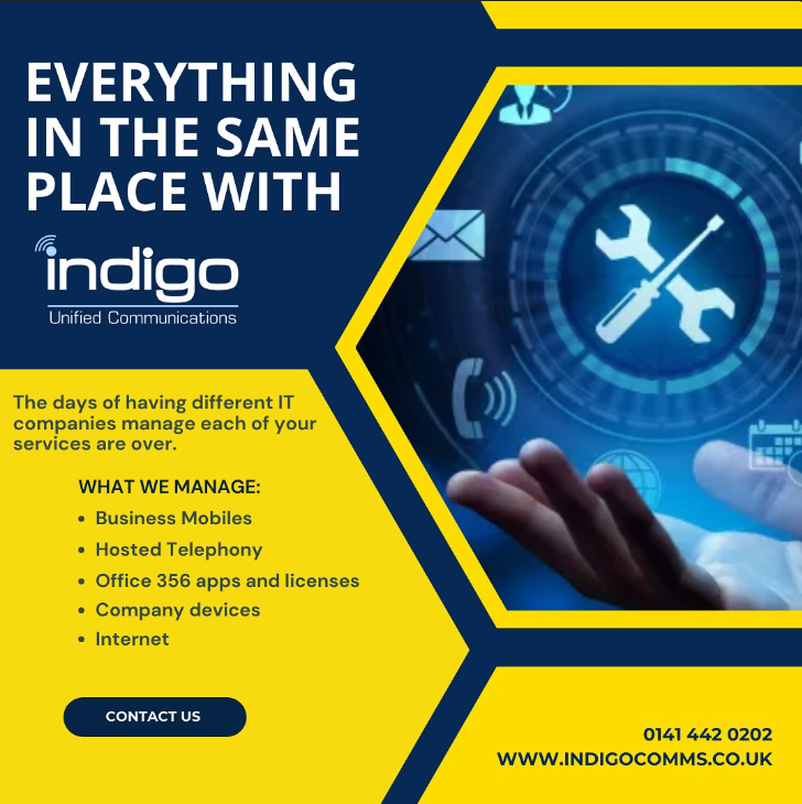 Indigo Unified Comms tweet media