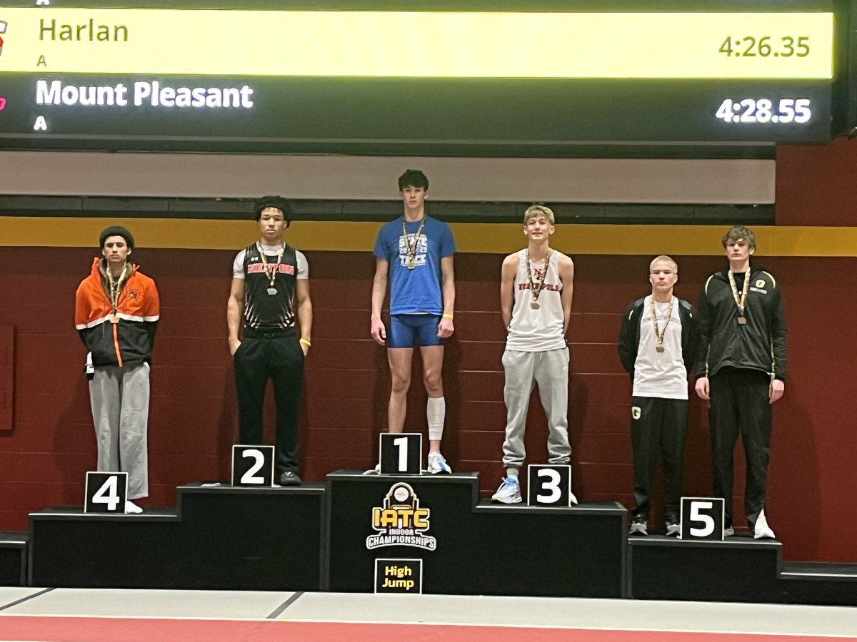 npboystrack's tweet photo. Freshman Nathan Wagner sets a new PB 6’1” to finish 3rd in the HJ! https://t.co/jbMV2fipYj