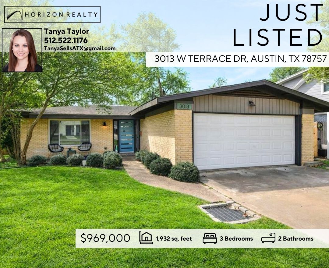 HorizonRealtyTX's tweet image. Horizon Agent, Tanya Taylor just listed this luxurious mid-century Allandale gem! #HorizonRealty #justlisted #homesweethome #realestate #forsale

See website: horizonrealtylistings.com/3013-w-terrace…
