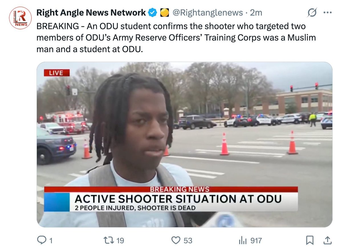 wzdtim40's tweet image. While you disarm Virginians and allow Muslim Terrorist to shoot ARMY ROTC.