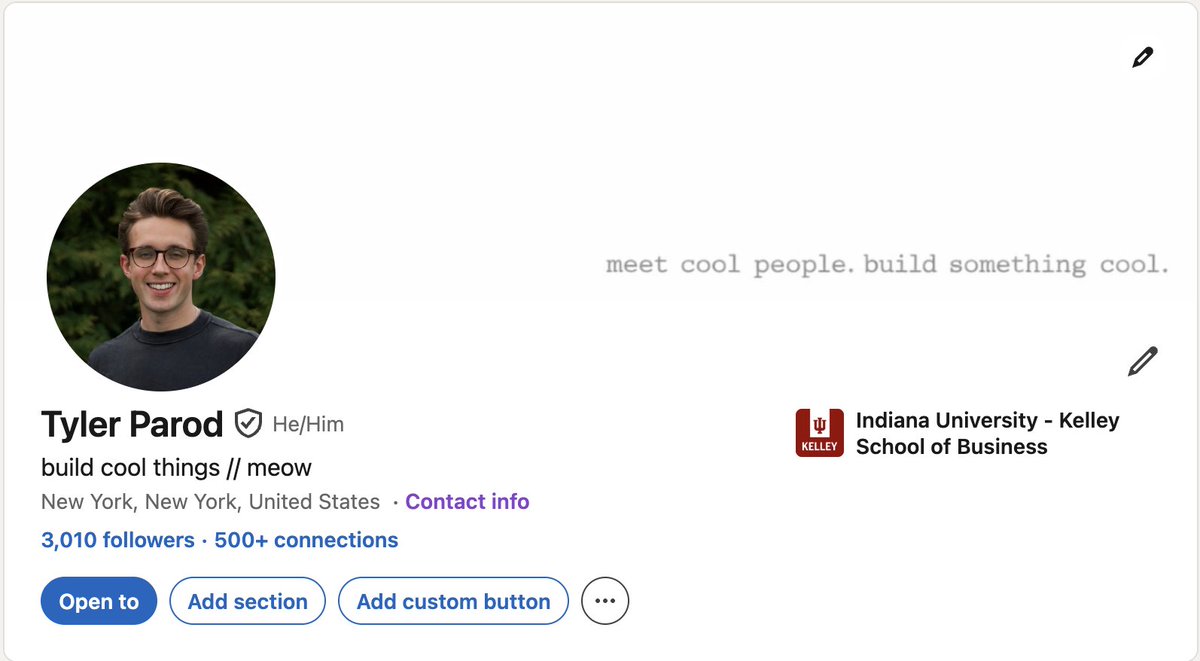 we have hit 3k on LinkedIn. 

while i know this is a silly achievement, i am proud.

(connect on LI is you haven't already)