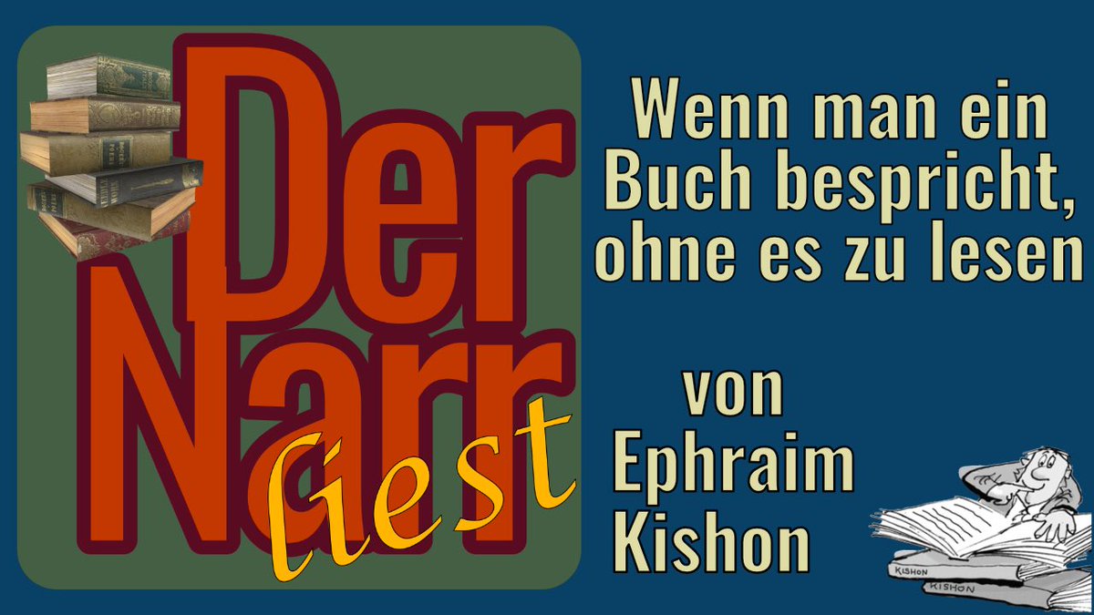 Video oder Podcast bei Youtube
youtu.be/6LyZcTisfy4
auch als Podcast dernarrliest.buzzsprout.com 

Kishon-Playlist findet ihr unter bit.ly/3WqYSt0 

#israel #stimmen #vorlesen #buch #kishon #lustig #lesen #kirk #autorin  #booktok #ukraine #iran #isnotreal #satire #asmr