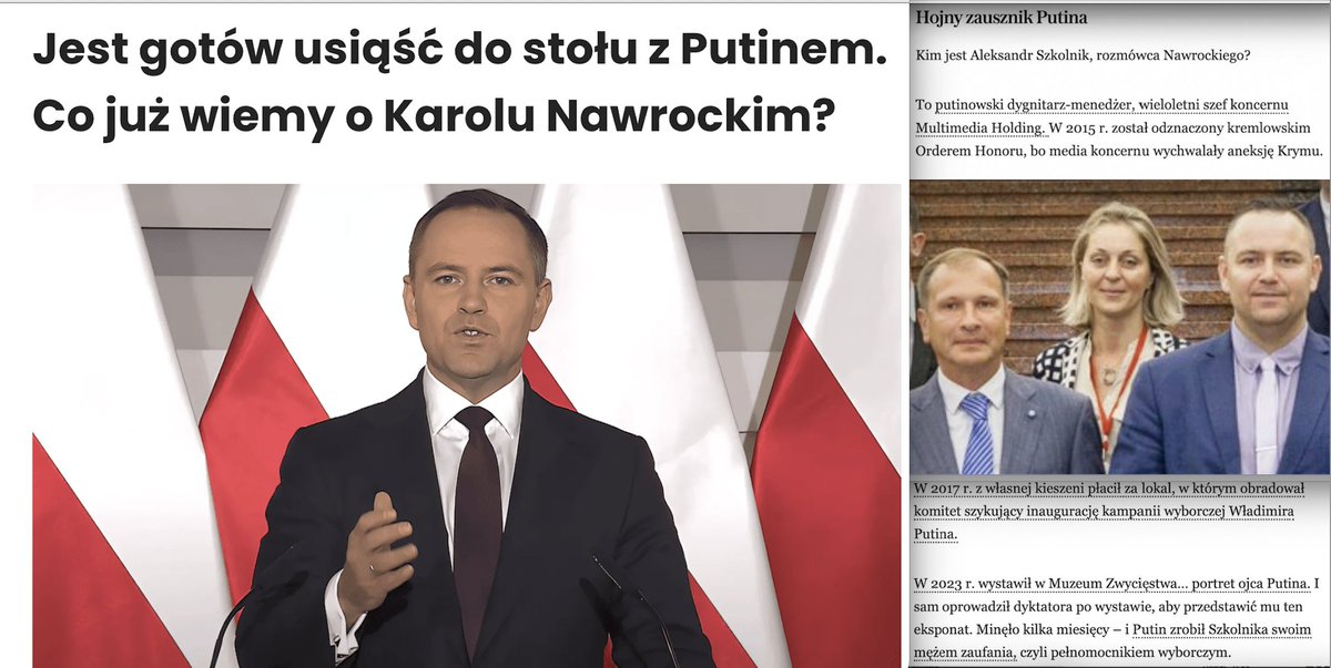 Naród, który nie karze zdrady, upadnie.
Jeśli ktoś nie wie, dlaczego <a href="/NawrockiKn/">Karol Nawrocki</a> zrobił tę straszną rzecz, to zapraszam do lektury:
goniec.pl/jest-gotow-usi…
wyborcza.pl/7,75968,317210…
Nie dopuśćmy, żeby zdrada pozostała bez kary!
Dziękuję za każde udostępnienie!