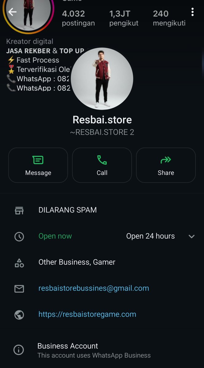eskopsyu's tweet photo. @hemianjaymabar @miaowiw be careful, akun rekber penipu https://t.co/DuRvGMv5y6