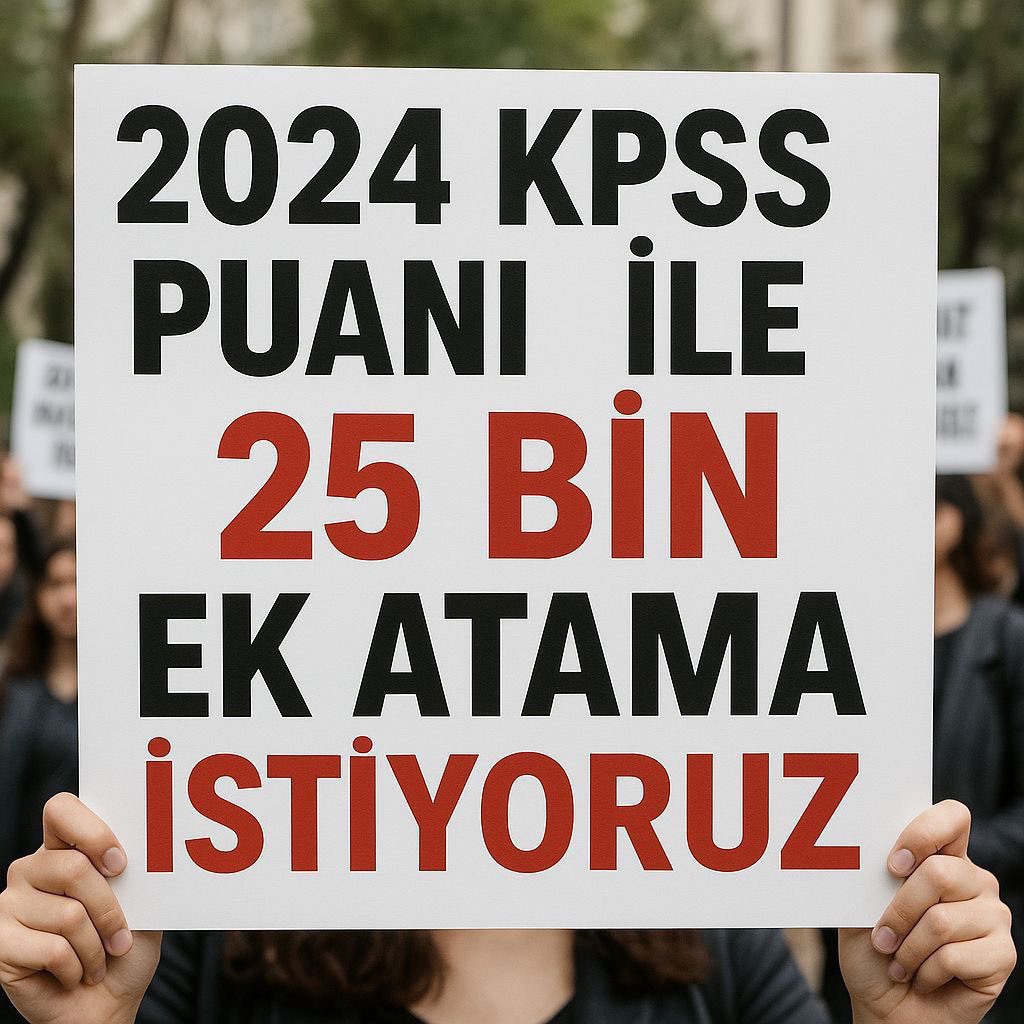 <a href="/PrfDrFilizKilic/">Prof. Dr. Filiz KILIÇ</a> 2024 KPSS puanları rafta kalmasın, emekler zayi olmasın. Geleceğin mimarları sınıflarında, öğrencileriyle buluşmayı bekliyor. <a href="/RTErdogan/">Recep Tayyip Erdoğan</a> <a href="/dbdevletbahceli/">Devlet Bahçeli</a> <a href="/_cevdetyilmaz/">Cevdet Yılmaz</a> <a href="/erkanakcay45/">Erkan Akçay</a> <a href="/oktay_saral/">Oktay SARAL</a> 

#MebEkYirmiBeşBin2024KPSS