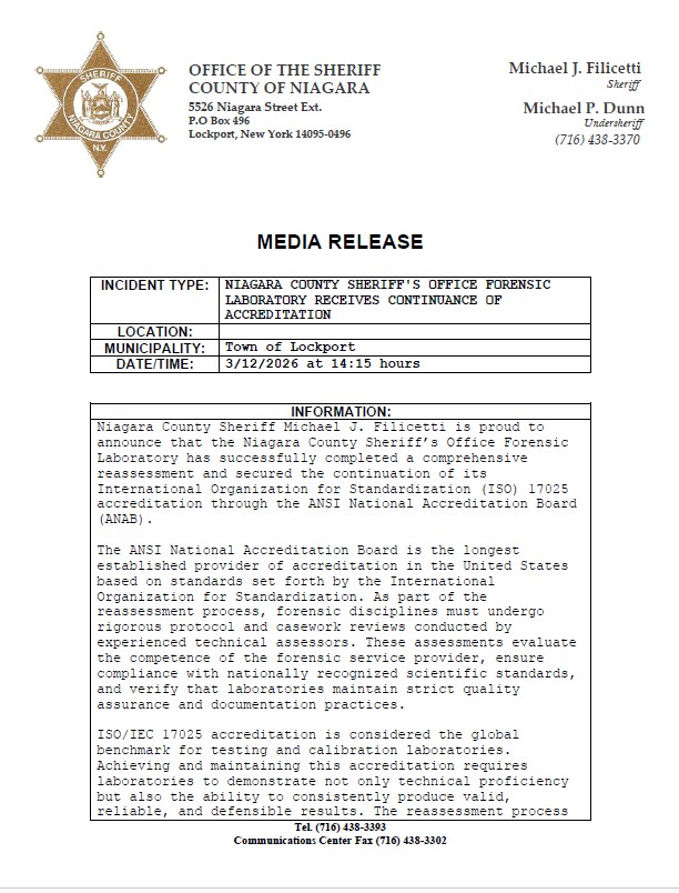 Niagara Sheriff tweet media