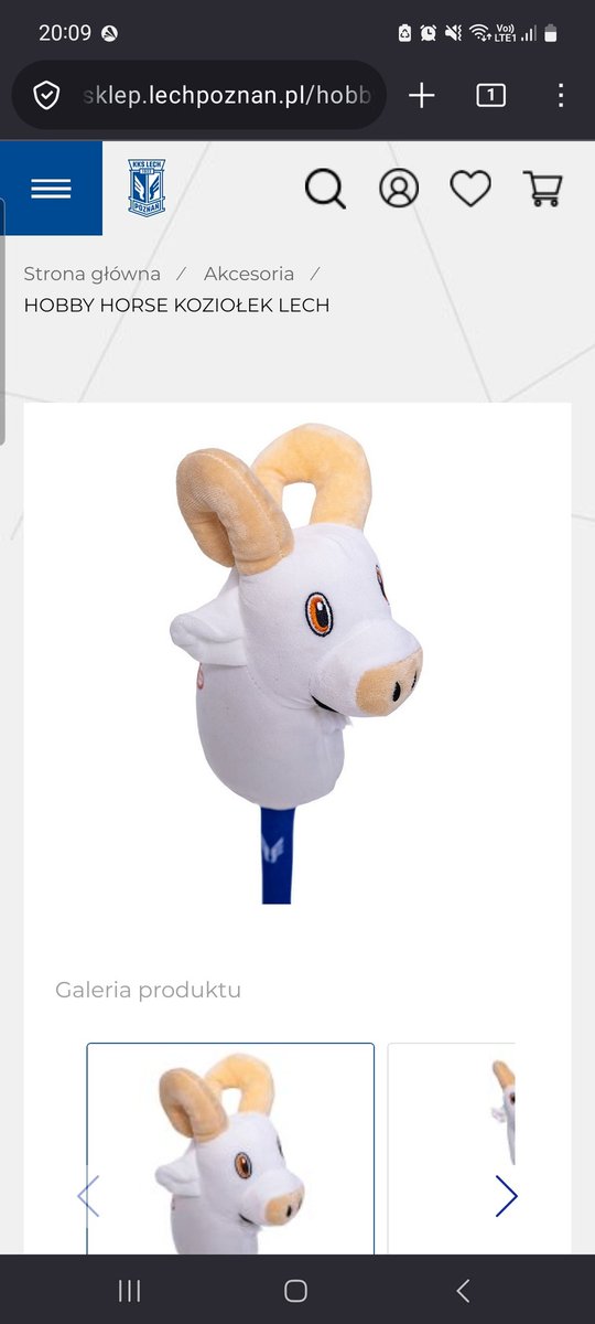Jesteście kibicami Lecha Poznań i waszym hobby jest hobby horse? To mam świetna wiadomość za jedynie 39,90 zł możecie kupić to 
Link (To naprawdę istnieje XD) sklep.lechpoznan.pl/hobby-horse-ko…