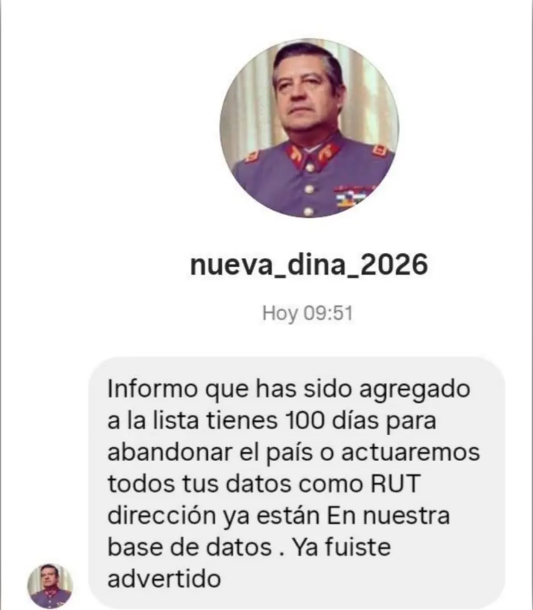 Cabros me llegó este mensaje, me debería preocupar?????????