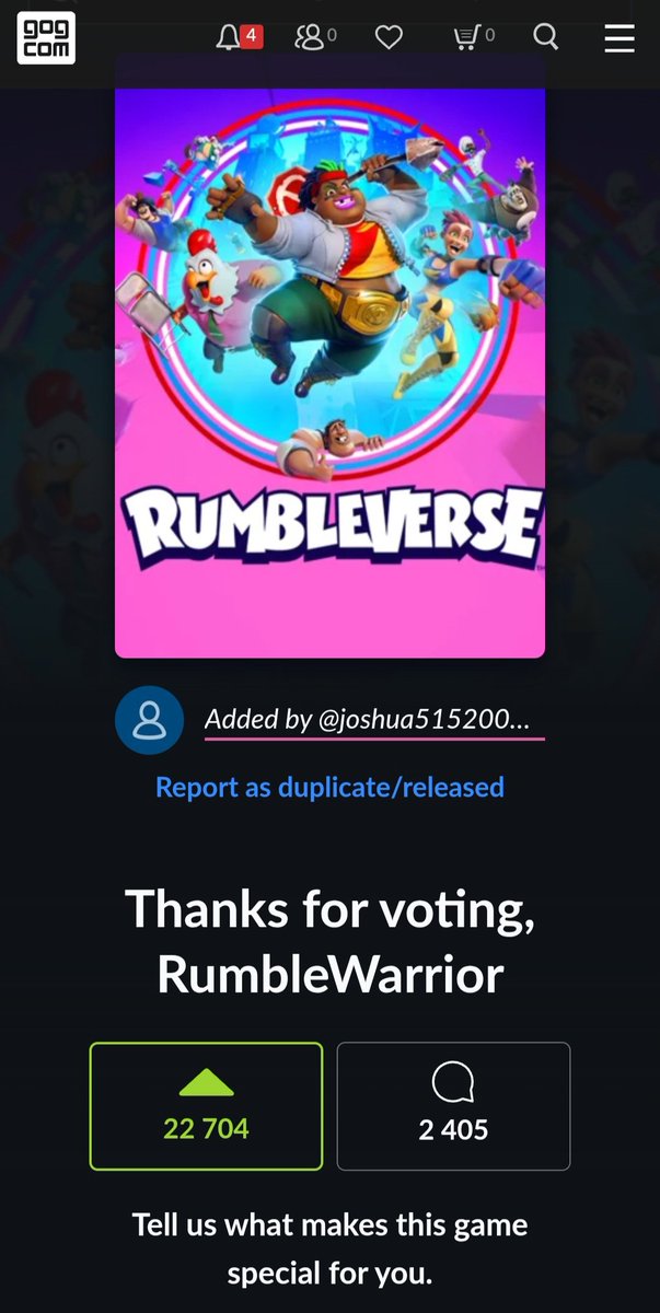 Rumbleverse Warrior tweet media