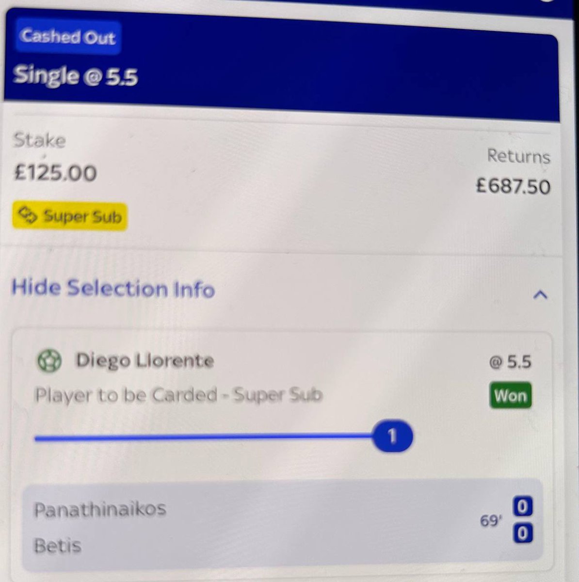 lewyb49's tweet photo. KABOOOOM ✅🟨

Winners after winners la 

Llorente 

TIPPED at 1.25U in play 

https://t.co/OS6vpvvpy1 https://t.co/tfDOrYlTik