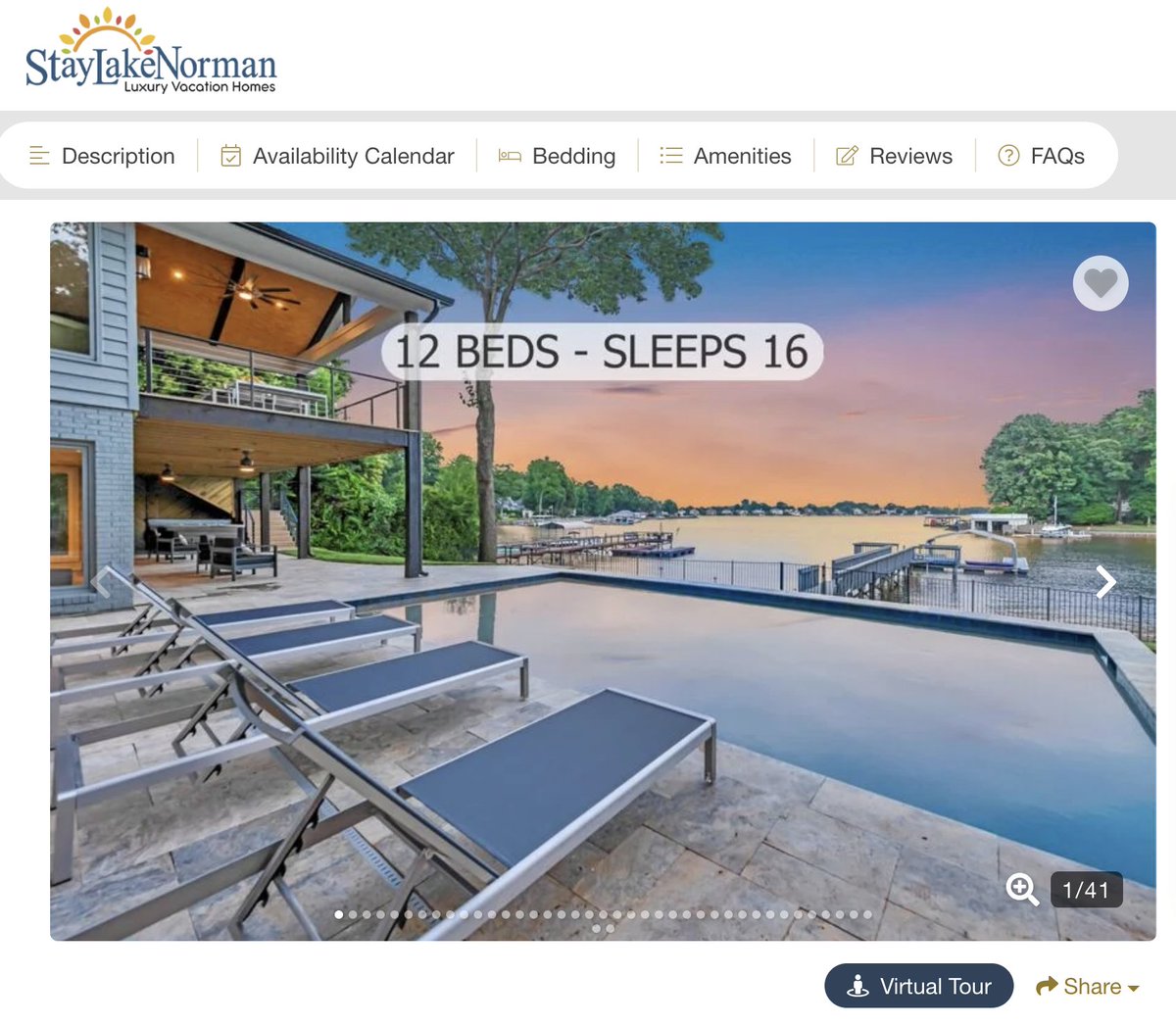 ResortGetaway's tweet image. Pool opens April 1 at luxury vacation rental  Lakeshore Adrift on Lake Norman.  More info: staylakenorman.com/rentals/lakesh… #vacationrental #airbnb #vrbo #visitnc #lakenorman #charlotteNC #acctournament #ncaabb
