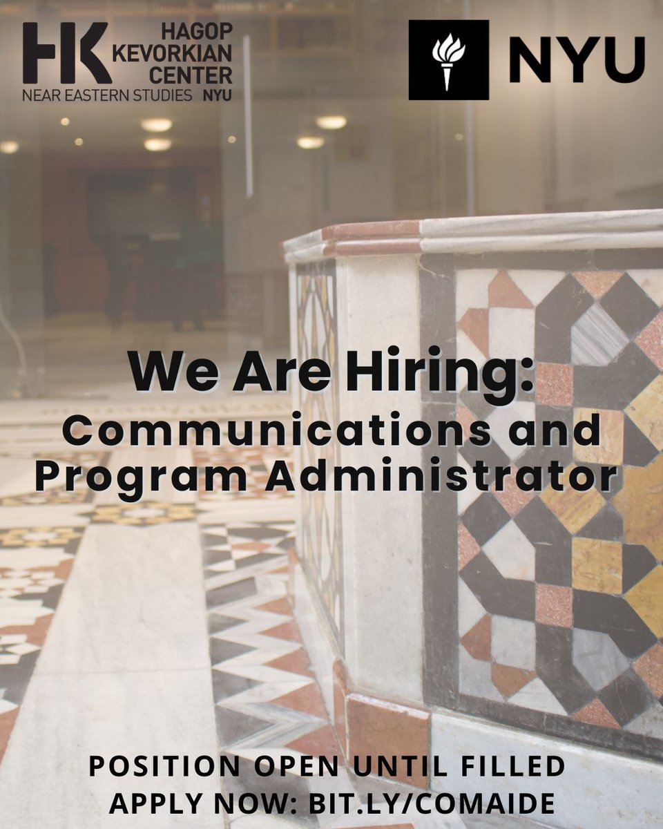 NYU Kevorkian Center tweet media