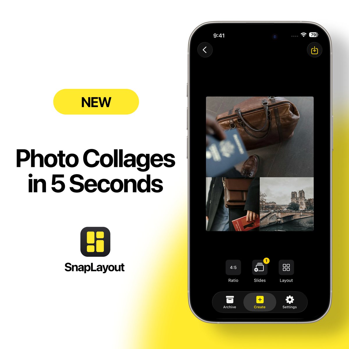 Draward's tweet photo. Turn your photos into perfect collages in seconds. Try it now ✅ - https://t.co/Bp15f4xE6Z

SnapLayout makes it easy to create:

• Photo grids
• Carousel posts
• Clean layouts for social media

#app #collagemaker #apple https://t.co/K6jqKCZgME