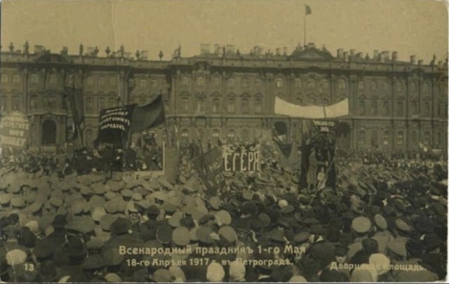 On 12.03.1917, 20K #Ukrainians held demo in #Petrograd under yellow ...