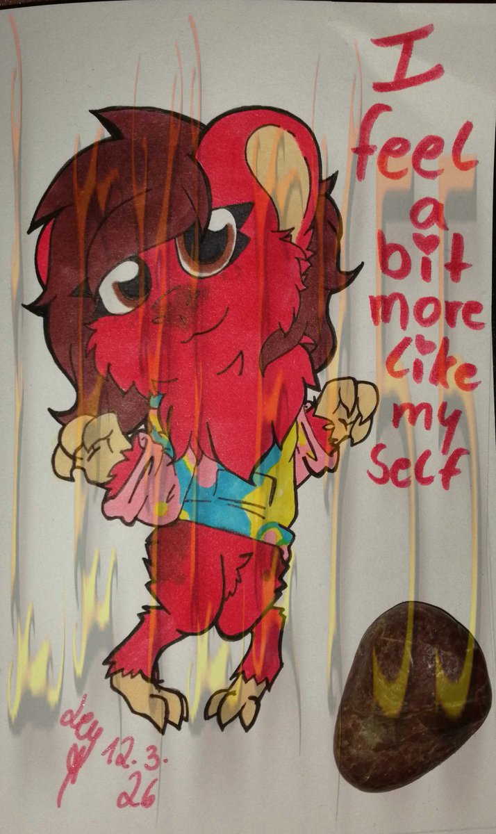 Got my hair cut and redyed, so to celebrate have Leyla!

#art #oc #originalcharacter #traditionalart #furry #furryoc #furryart #fursona #gunieapig #hamster #ArtistOnTwitter