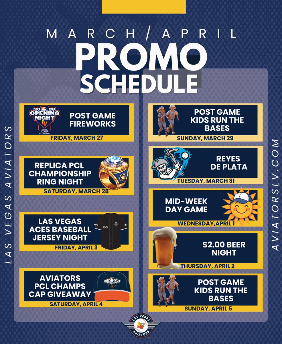 Las Vegas Aviators tweet media