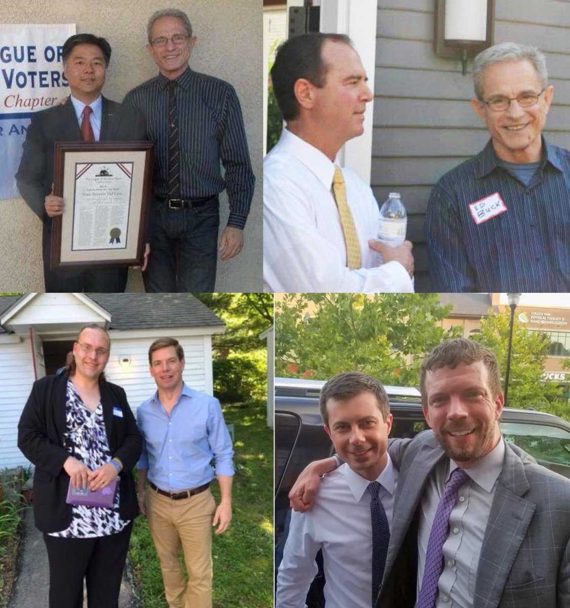 Ted Lieu with his donor Ed Buck, serving 30 years in prison for drugging, raping, and killing Black gay homeless prostitutes.

Adam Schiff with the same person.

Eric Swalwell with Democrat trans Representative Stacie Laughton, facing 15-30 years in prison for child sexual