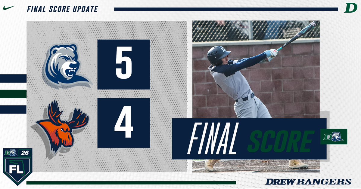 Drew University Baseball tweet media