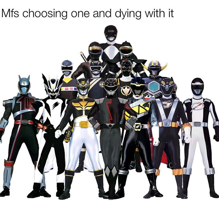 EVERY BLACK RANGER IS SOMEONE’S FAVORITE‼️