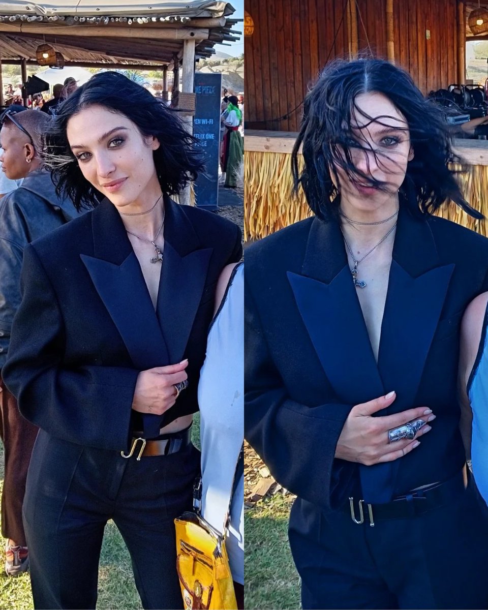 Lera Abova during the One Piece season 2 premiere, in newly shared pictures via lady_robzy Instagram