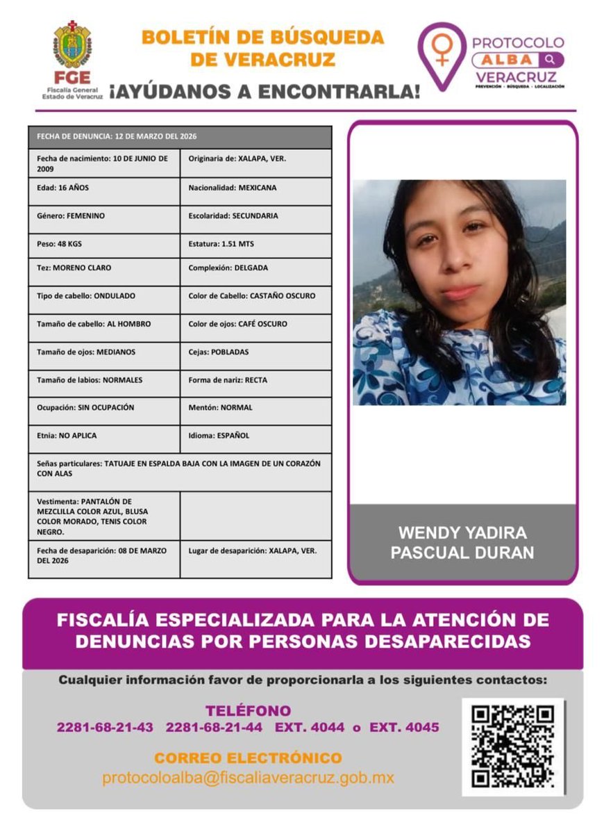 Protocolo Alba Fiscalía Veracruz tweet media