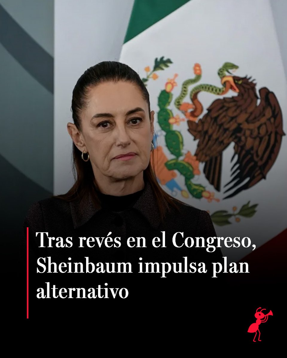 Azcapoinforma's tweet photo. 📢 Tras el rechazo de su reforma electoral en el Congreso, Claudia Sheinbaum anunció un “plan B” para impulsar nuevos cambios políticos y reducir gastos del sistema electoral. https://t.co/WokRaJvVGH