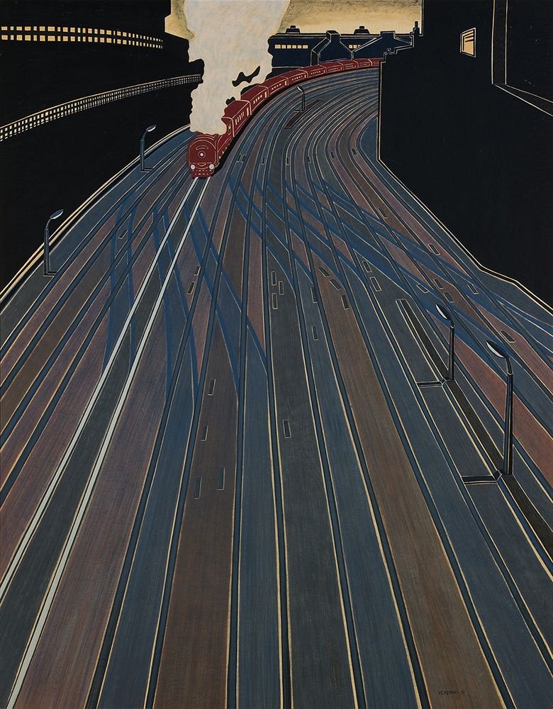 marysia_cc's tweet photo. Bruno Vekemans (Belgian, b. 1952)
Train, 1998 https://t.co/OiXsG3T1iE