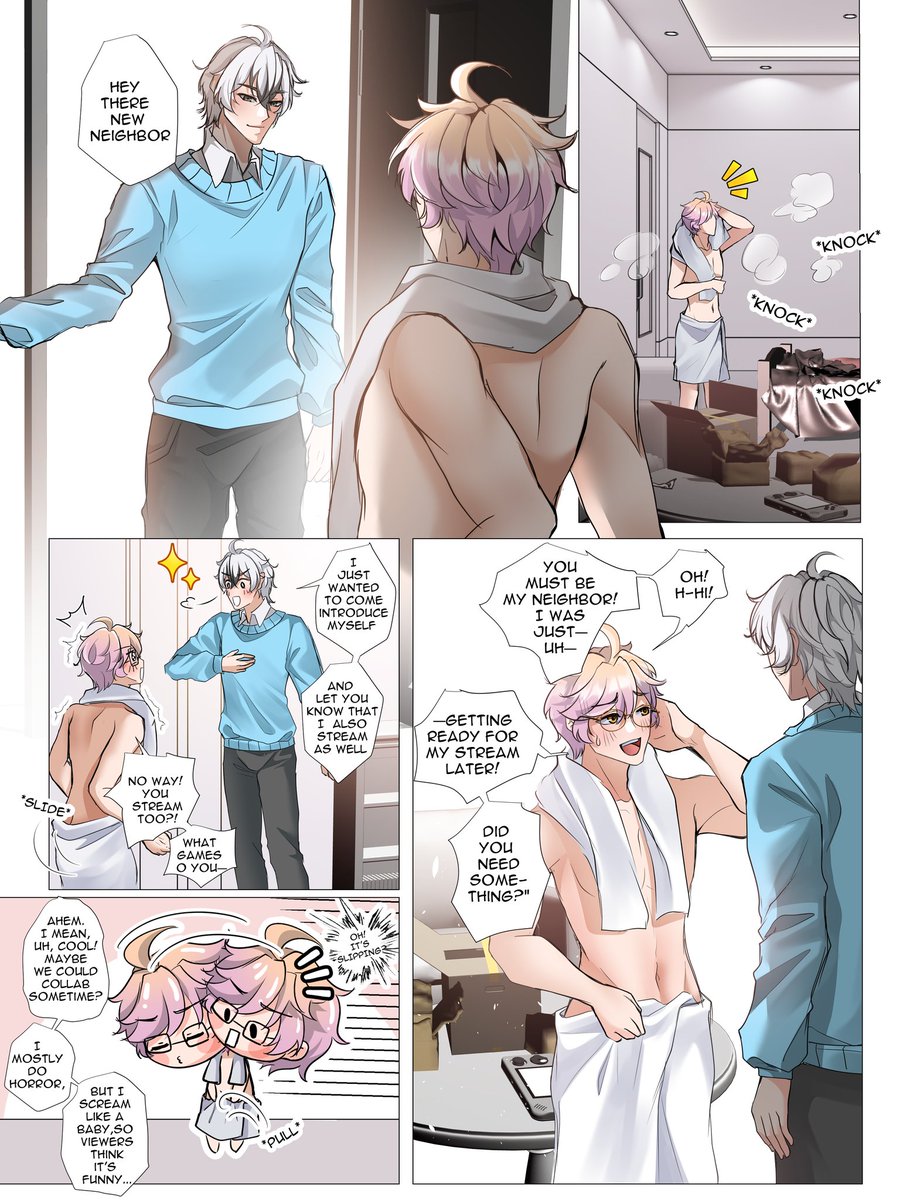 TakenokoCandyVT's tweet photo. Comic 2 Pages... video available to watch on yt
credit Art: https://t.co/K23JJWxBYF
#artcomic #envtuber #comic #yaoi #fypシ❤️💞❤️ #fanservce https://t.co/iCg7QSIYnD