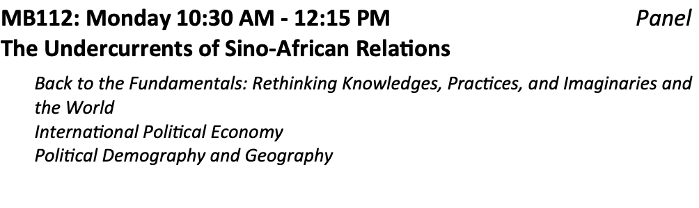 VincentHeYong's tweet photo. Excited to share that I will be presenting my paper at #ISA2026 in Columbus, Ohio on Chinese aid and authoritarian statebuilding in Africa, drawing on Michael Mann’s IEMP theory of power. Please join the panel if you are interested in China–Africa and post-conflict statebuilding. https://t.co/6tAJNPK8C5