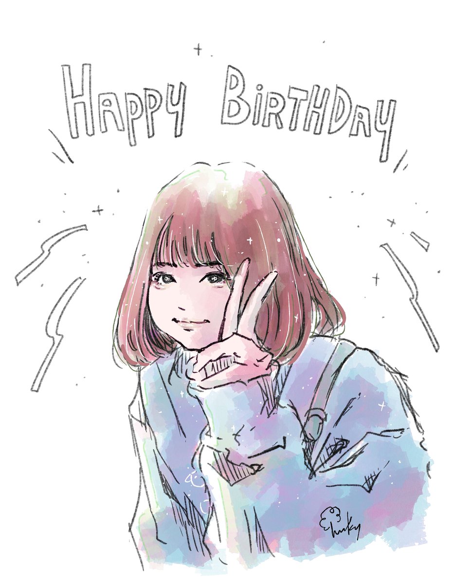 Happy birthday みゆくん！🎂
#イラスト