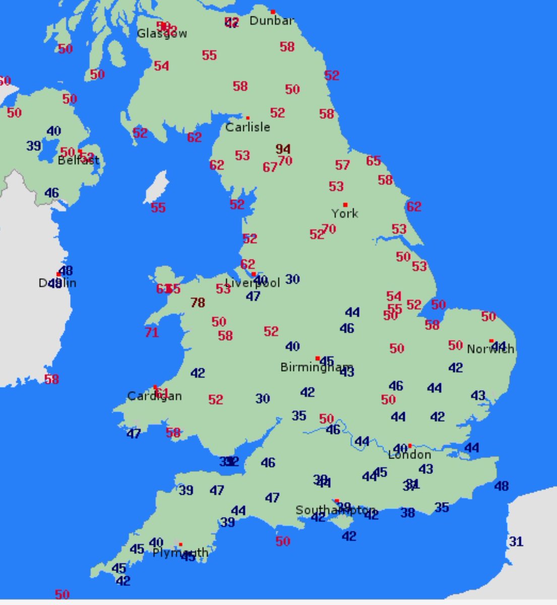 Sᴏᴜᴛʜᴇʀɴ ᴇɴɢʟᴀɴᴅ ᴡᴇᴀᴛʜᴇʀ tweet media