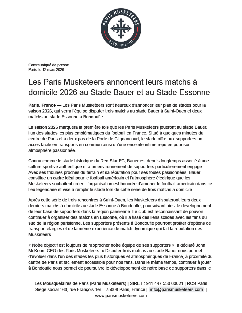 Paris Musketeers tweet media