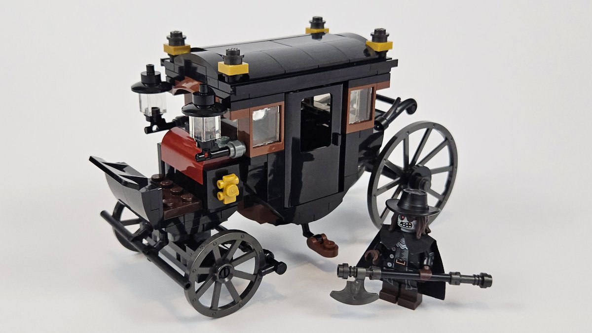 MintSodaBricks's tweet photo. [Bloodborne] Lego Bloodborne Stagecoach #LEGO #bloodborne #moc #legomoc #レゴ #ブラッドボーン https://t.co/JNAht5Stbm