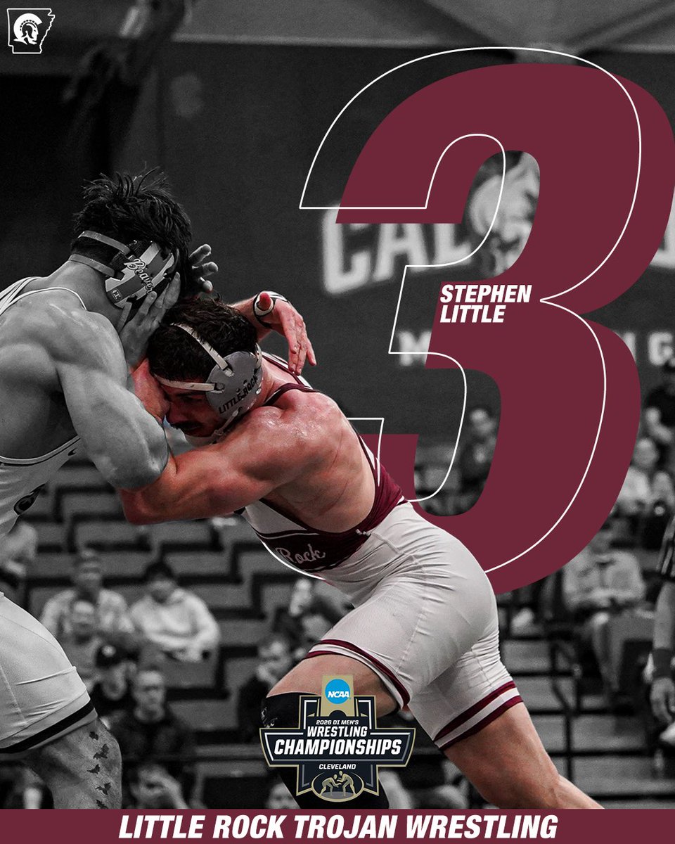 LittleRockWRES's tweet photo. Pre seed rankings are in ! See you in Cleveland ⚔️ 

#rockedup #ncaawrestling https://t.co/A4LZmUCmRV