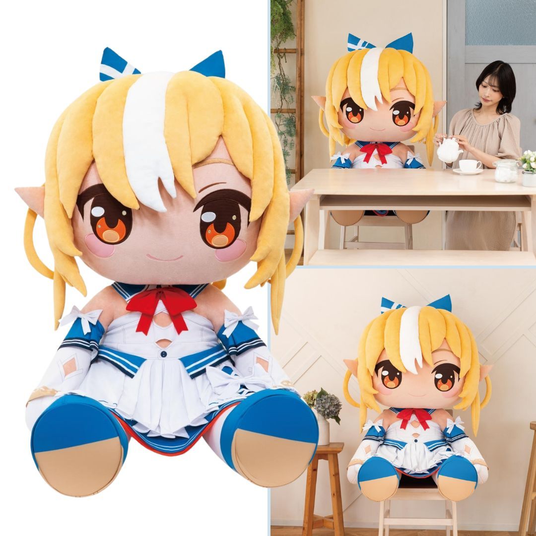 mecchaJP's tweet photo. When your room needs BIG cuddles… 😱💖 Plush Jumbo Shiranui Flare Hololive is calling your name!
Which corner would you put this cutie in? ✨
#Hololive #Extralarge #LifeSizePlush https://t.co/4alAUyf8ug