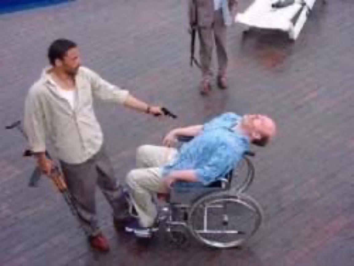 On October 7, 1985, four Palestinian terrorists hijacked the Achille Lauro, an Italian cruise ship traveling from Egypt to Israel.

They murdered Leon Klinghoffer, a Jewish American in a wheelchair, and threw his body into the sea.

It didn’t start on October 7th, 2023.