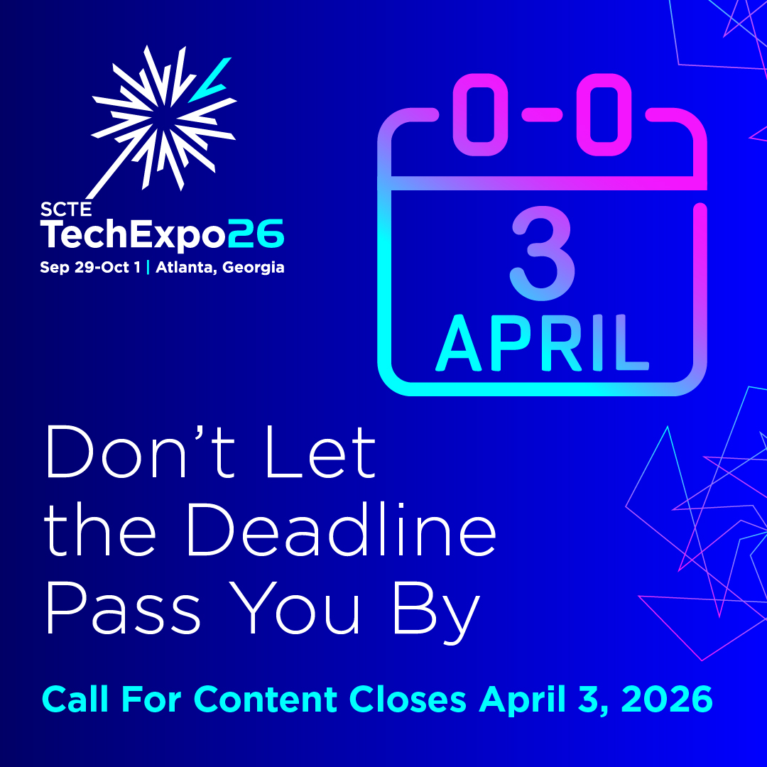 SCTE® a subsidiary of CableLabs® tweet media