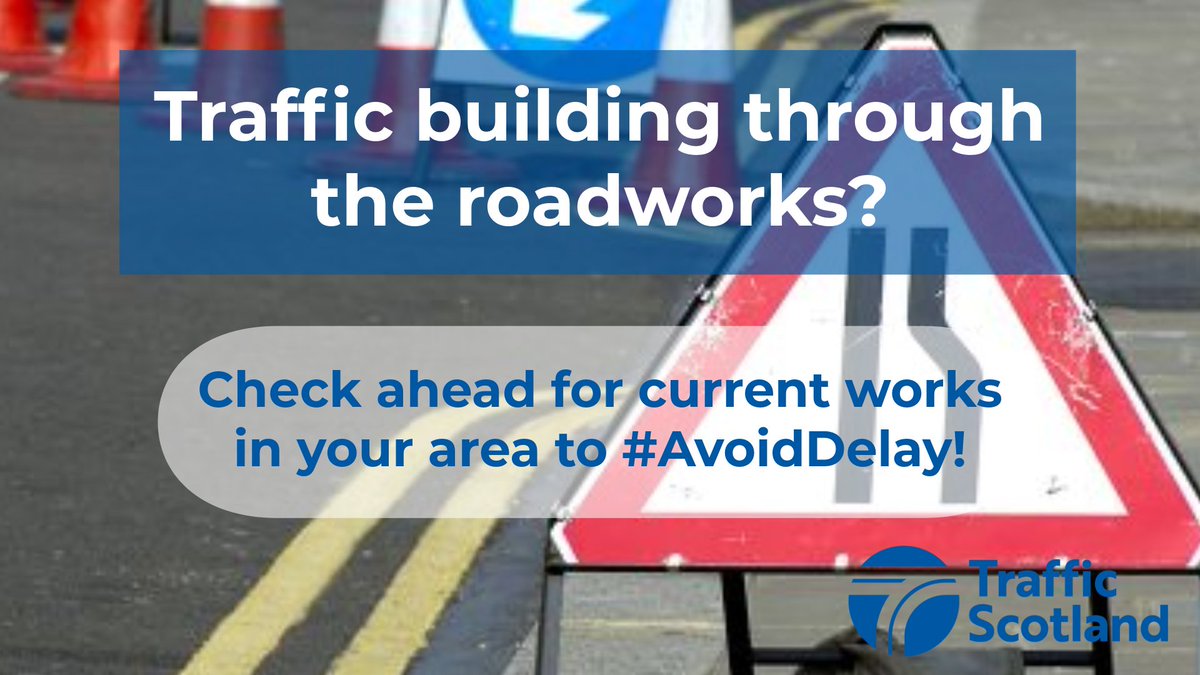 trafficscotland's tweet photo. 🚗Roadworks Congestion🚙

#CheckAhead for Roadworks in your area &amp; #AvoidDelay

https://t.co/icAfGo3Lo7

🚧🏗👷 https://t.co/he9UCgBvWj