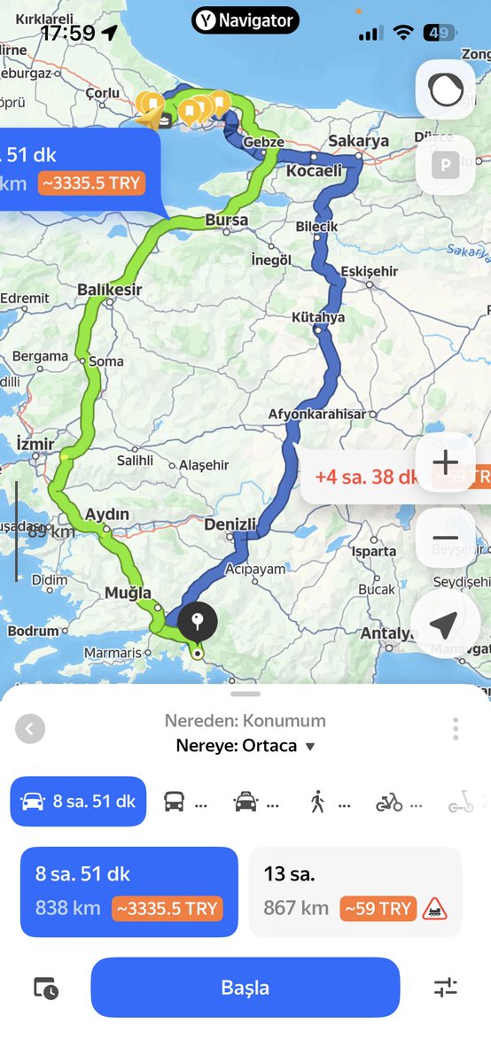 eserce_83's tweet photo. ⁦@herkesicinCHP⁩ merhaba , bu durumu çok şöylesiniz , çok anlattınız ama lütfen tekrar tekrar dile getirin. İstanbul’dan Muğla’ya gideceğiz. Sadece yol masrafı 3335 lira https://t.co/9Awb2lh30u