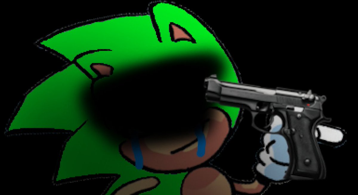 green sonic tweet media