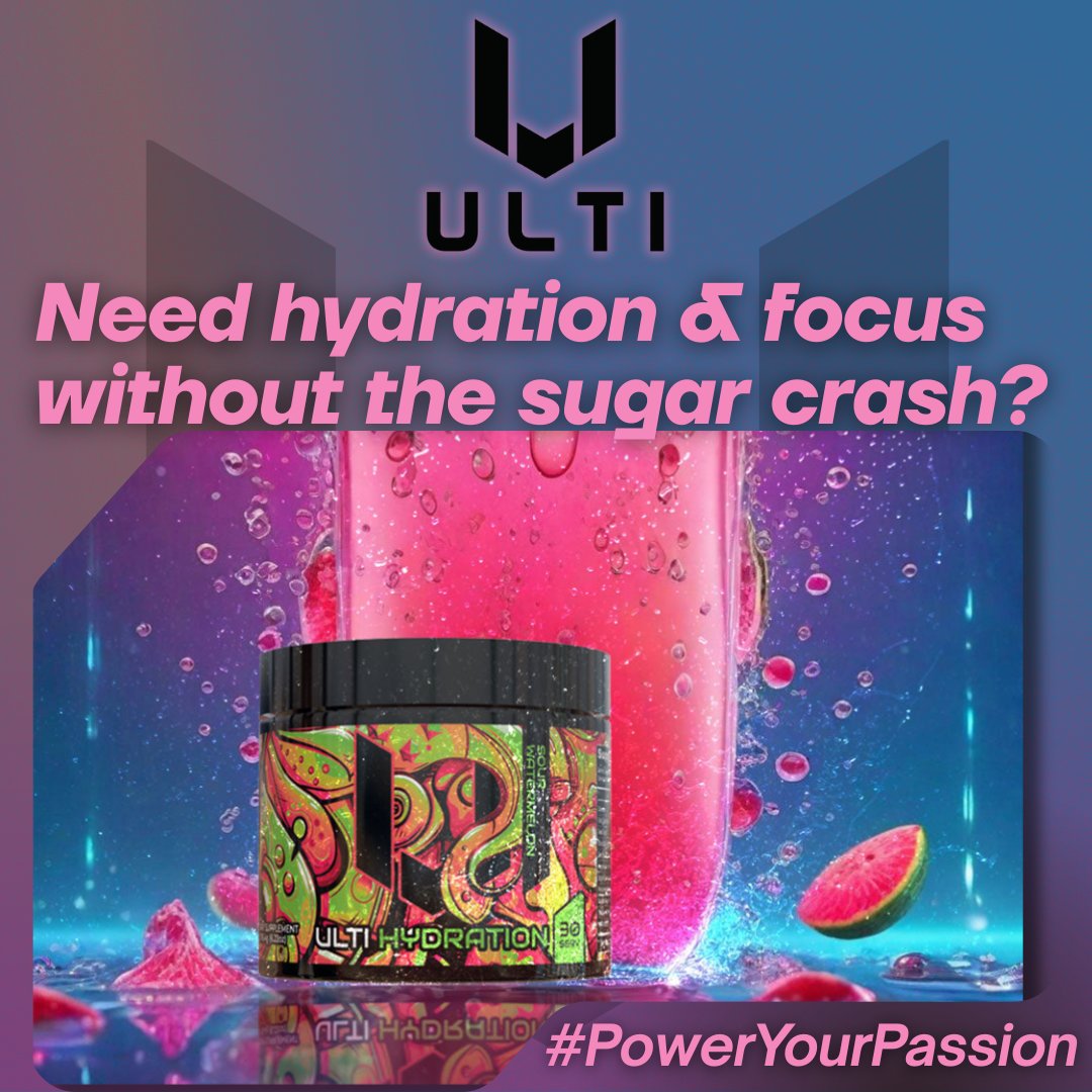 Hydration + focus = longer sessions.🎮

That’s why gamers are switching to ULTI Hydration. ⚡

No sugar. No crash.
Just locked-in focus.

Who’s tried it? 👀
#StayULTI