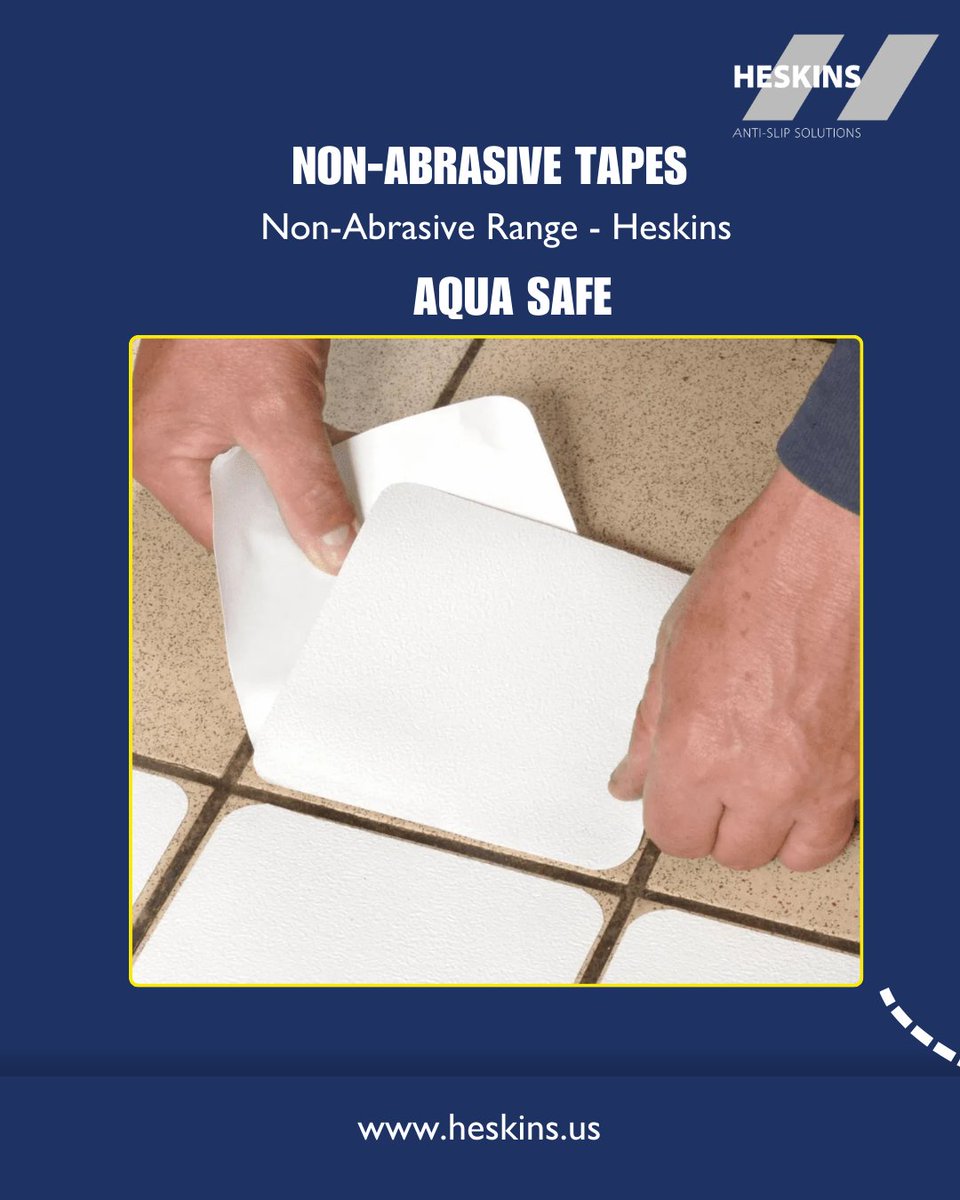 HeskinsLLC's tweet image. Grip doesn't always mean Grit.

1) Aqua Safe: For showers/tubs.
2) Coarse Resilient: For easy cleaning. 
3) Cushion Grip: For comfort.Swipe to feel the difference.

#MaterialScience #SafetyTape #NonSlip #FacilityMgr
