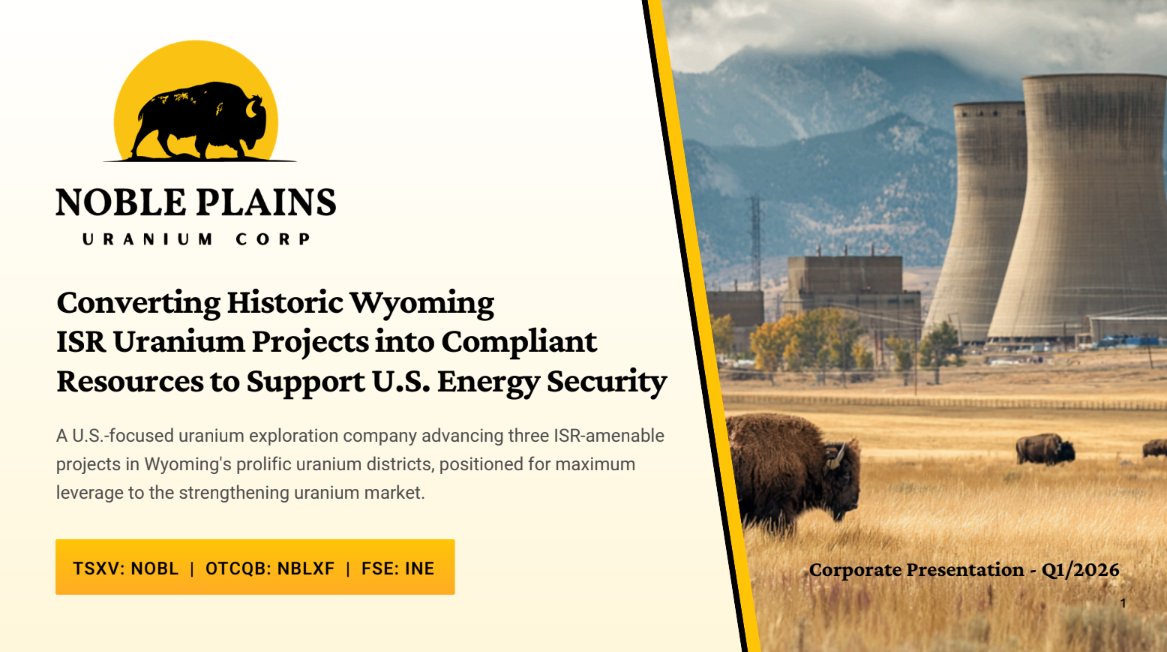 Noble Plains Uranium tweet media