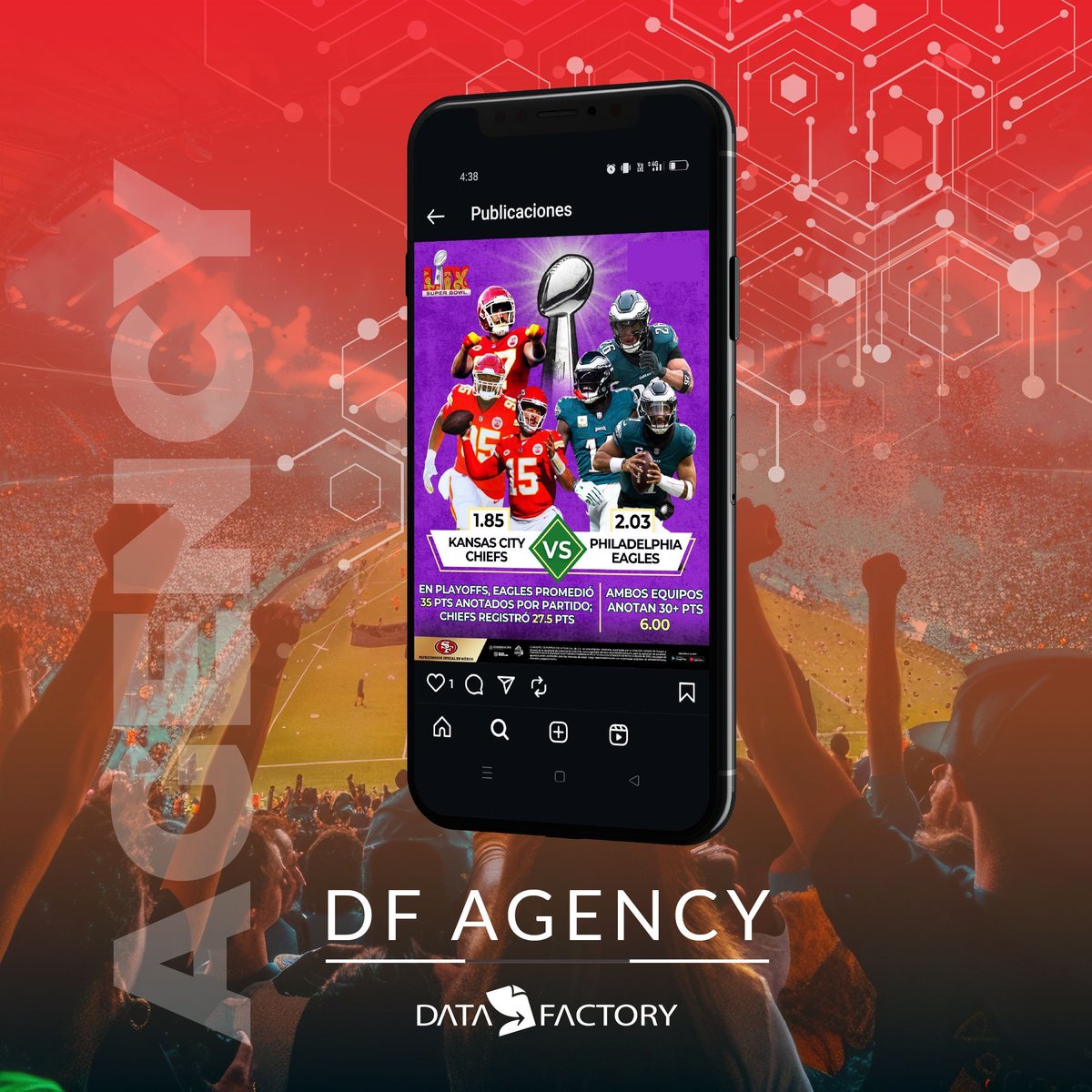 DataFactoryLA's tweet photo. En #DataFactory gestionamos la interacción de tu público en redes sociales con nuestro equipo 100% especializado en deportes y entornos digitales. Conoce más sobre nuestra agencia de marketing digital en https://t.co/RKaqUOm2Xj https://t.co/pCc1ZO2An7