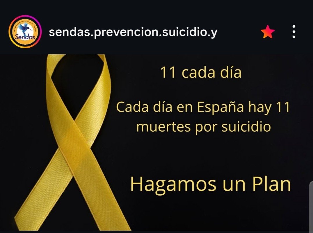 Asociación Sendas. Prevención Suicidio tweet media