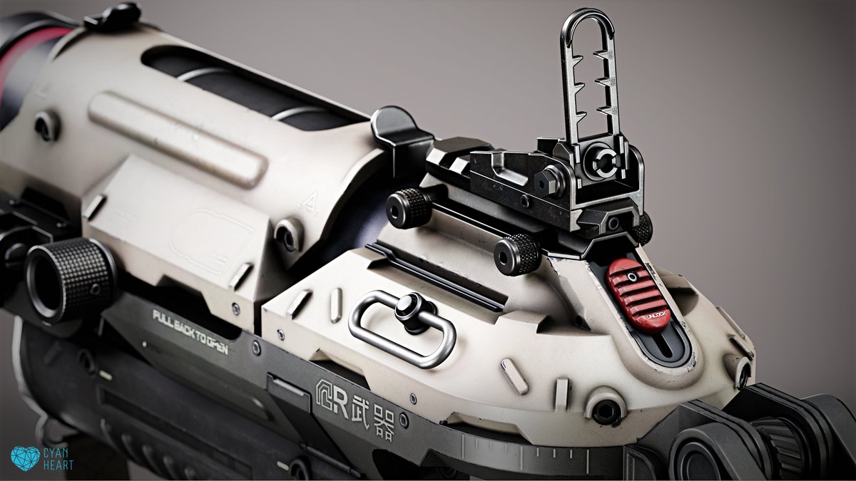 christophredl94's tweet photo. This Double Barrel Grenade Launcher was created in collaboration with Cyan Heart Studio. It was super fun to make :) 

Check it out here: 
https://t.co/vW95cPnfh9 https://t.co/oZ48Uvmrur
