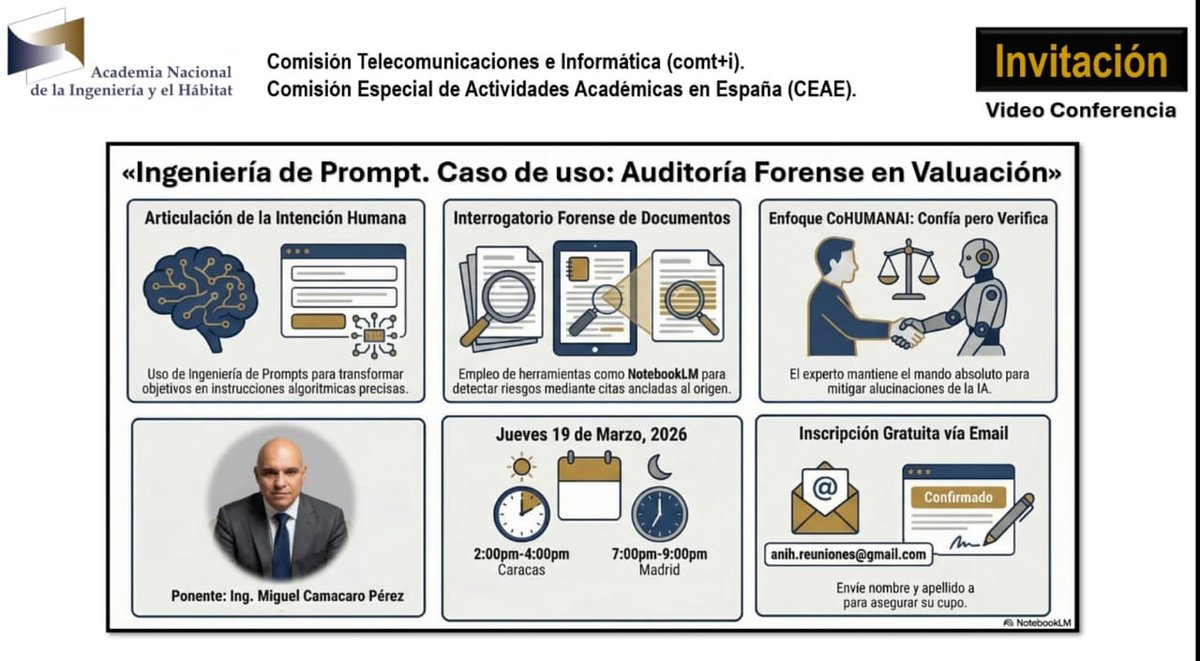 Academia Nacional de Ingeniería y Hábitat - Vzla tweet media