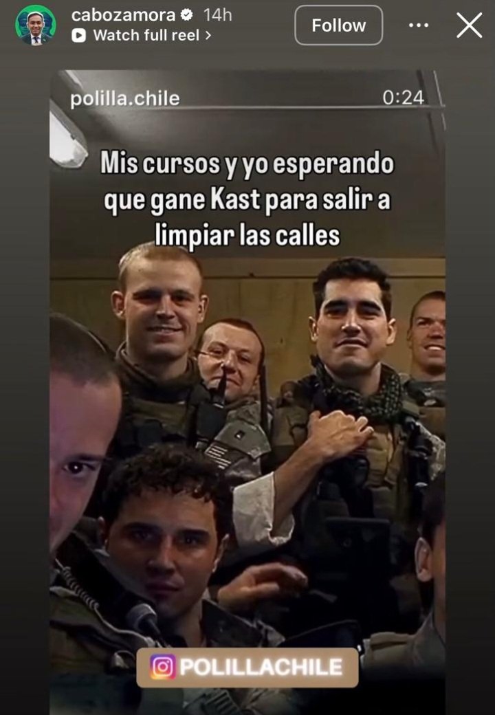 Volvió la Dina
El diputado del partido republicano @diputadozamora (ig) debe ser investigado por esta publicación donde llama a "limpiar las calles" en gobierno de Kast, tras grave ataque político contra Rojas Vade. Ya sabemos que significa eso cuando habla el fascismo