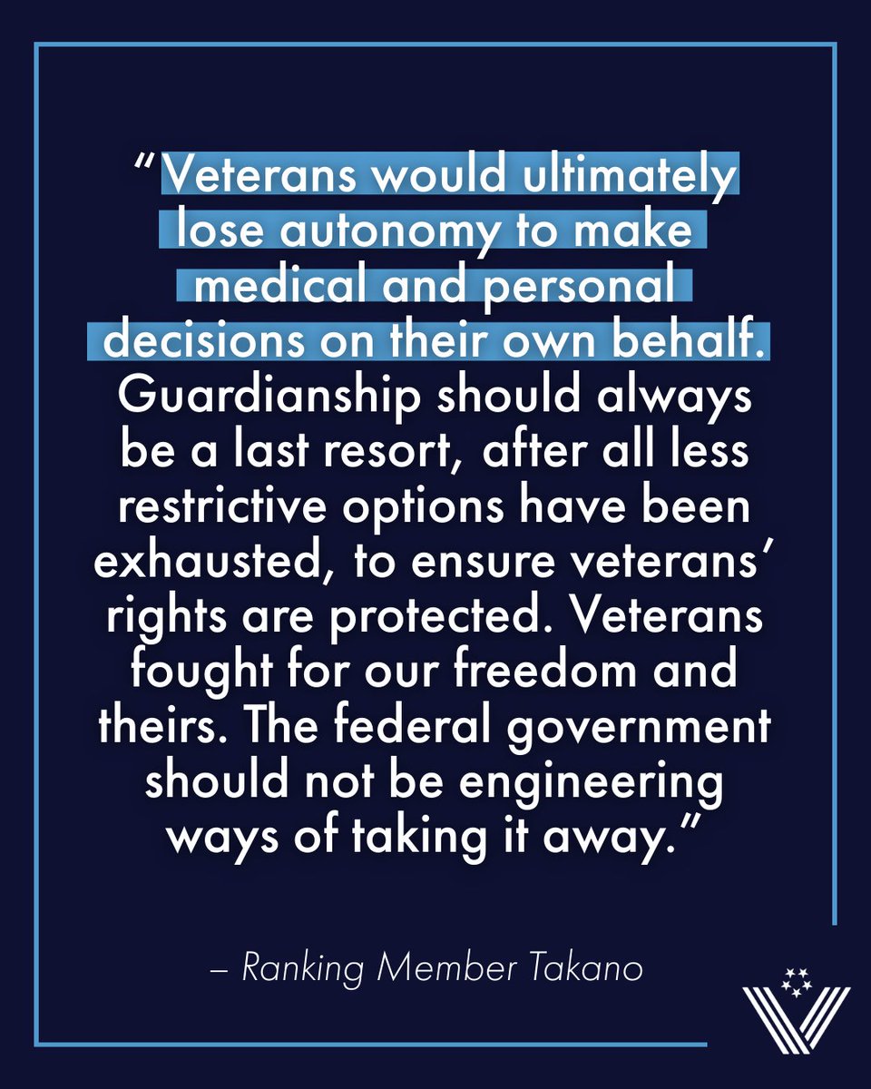 House Veterans' Affairs Democrats tweet media